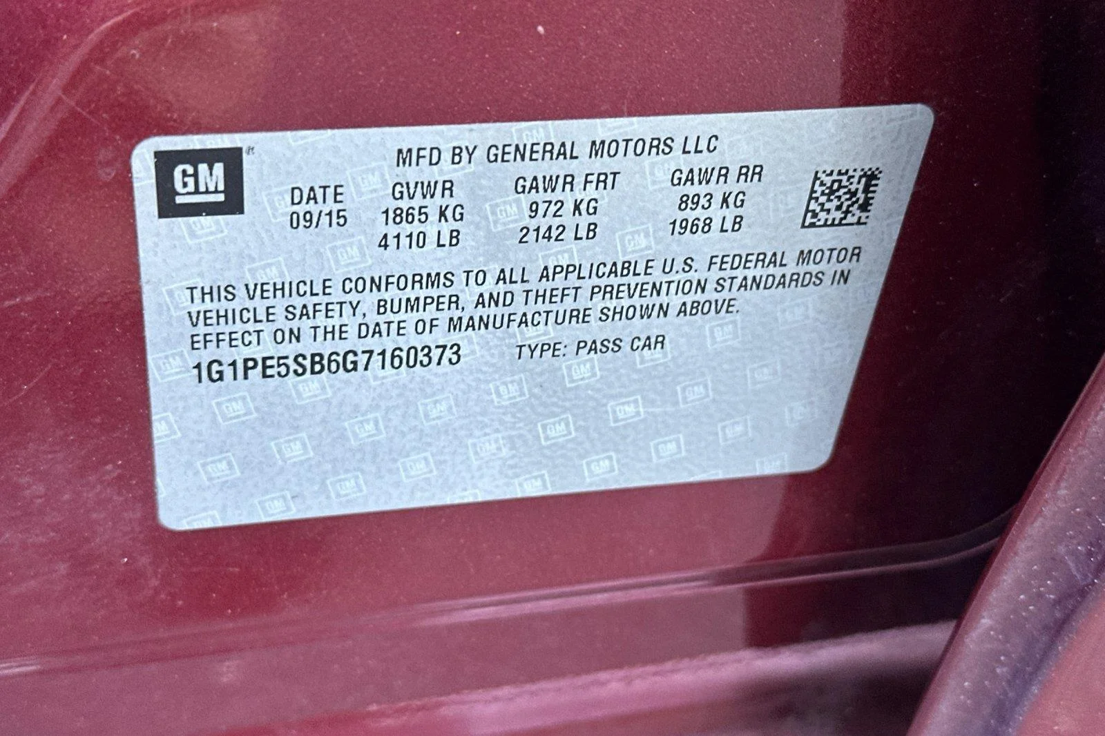 Used 2016 Siren Red Tintcoat Chevrolet LT image 25