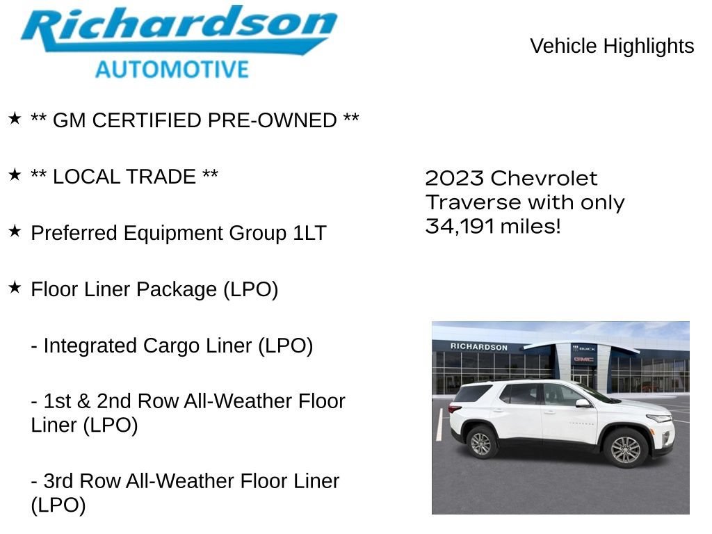 Used 2023 Summit White Chevrolet LT Cloth image 11