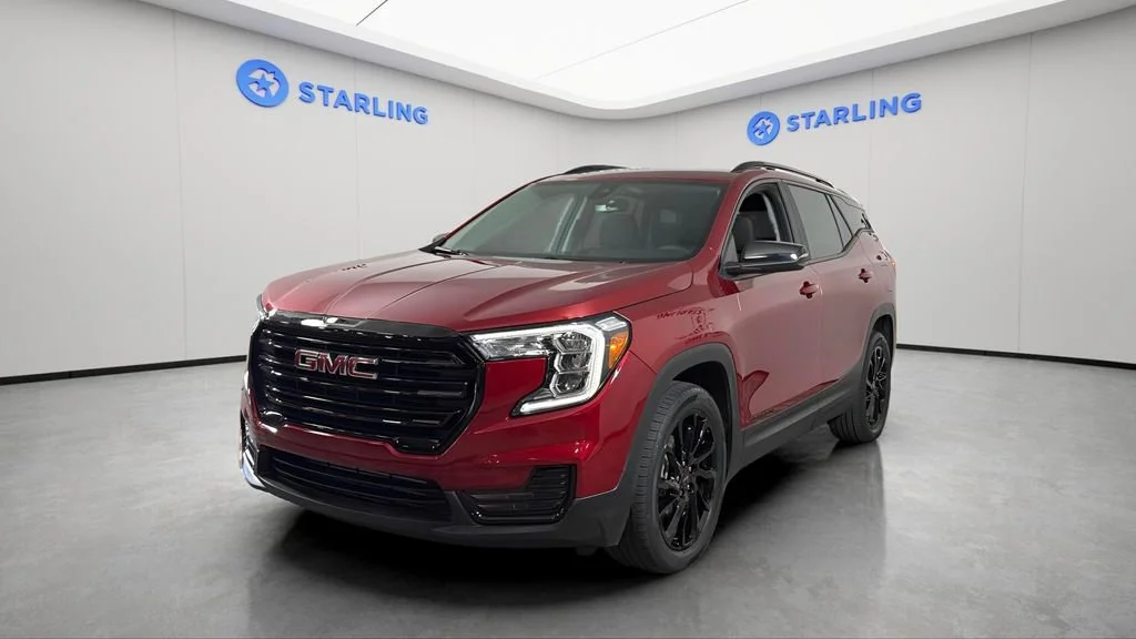 Certified Used 2023 Volcanic Red Tintcoat GMC SLE image 16
