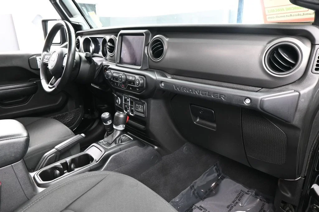 Used 2022 Black Clearcoat Jeep Unlimited Sport image 44