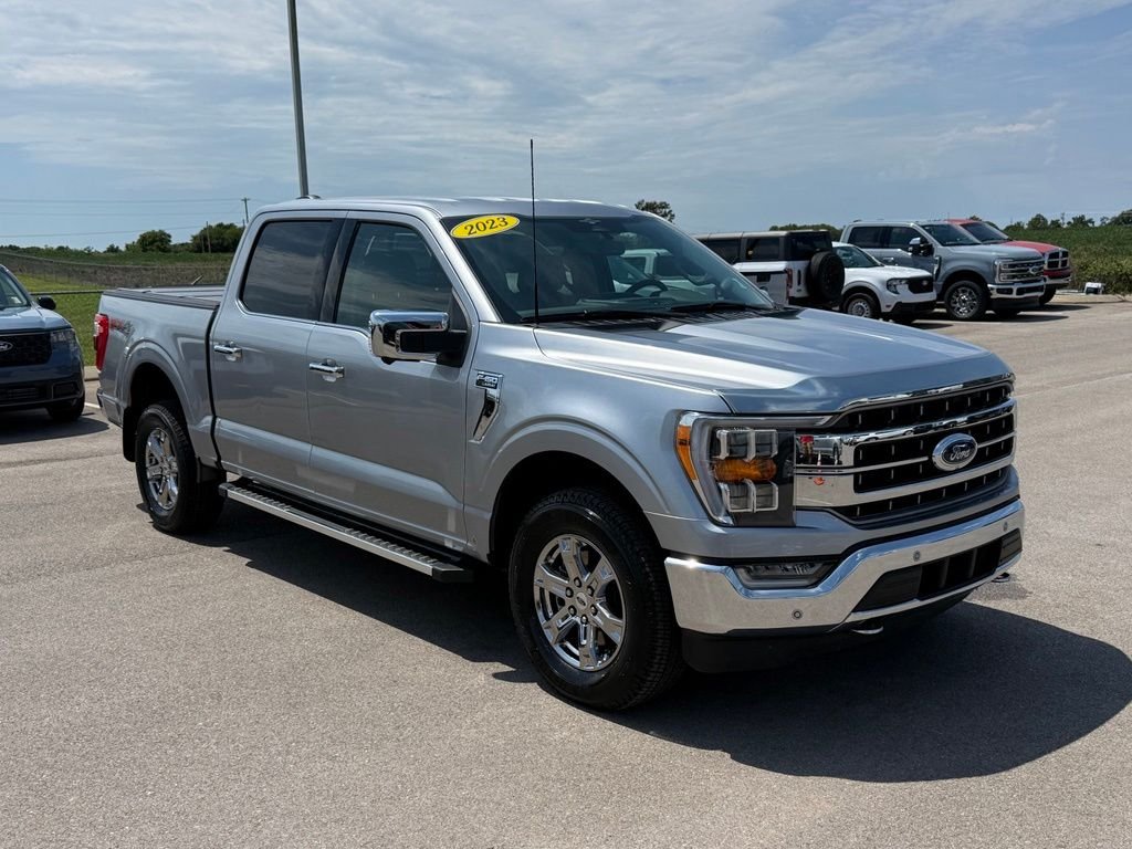 Certified Used 2023 Silver Metallic Ford Lariat image 2