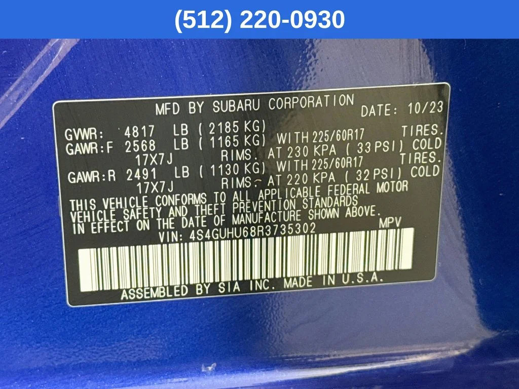 Certified Used 2024 Blue Subaru Wilderness image 41