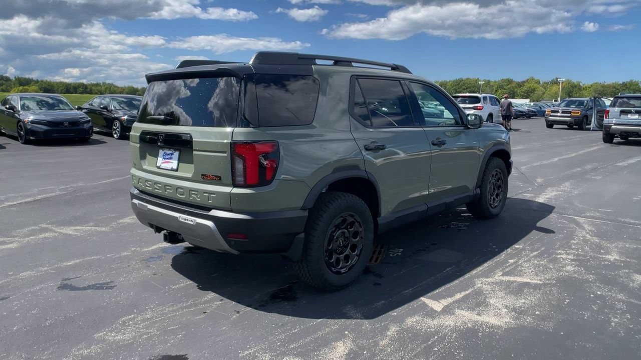 New 2026 Ash Green Metallic Honda TrailSport Blackout Elite image 8