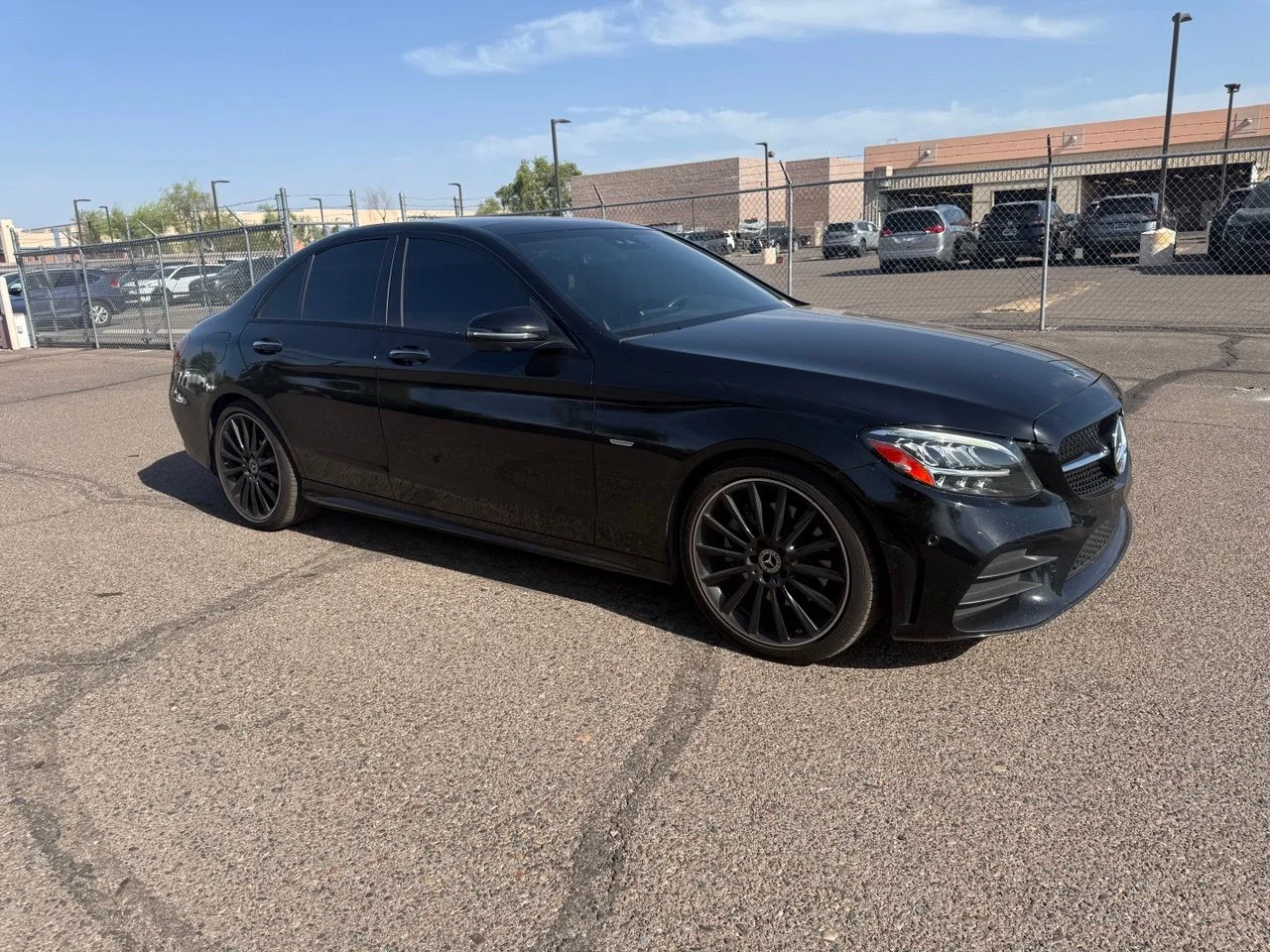 Used 2021 Black Mercedes-Benz C 300 image 3