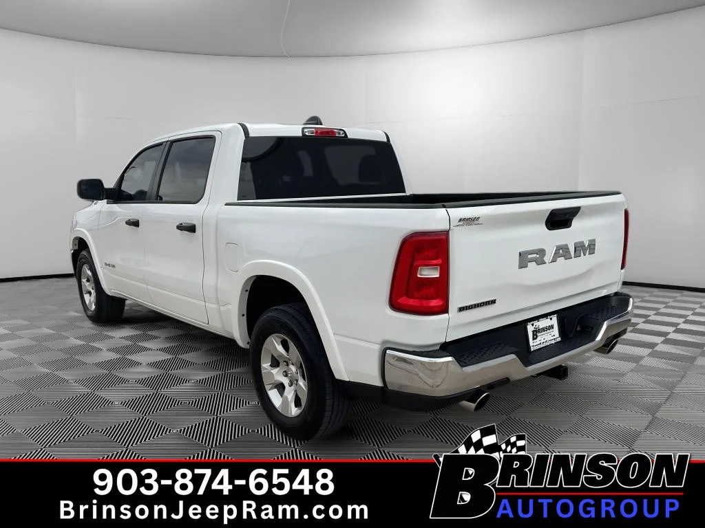 Used 2025 Bright White Clearcoat Ram Big Horn image 5