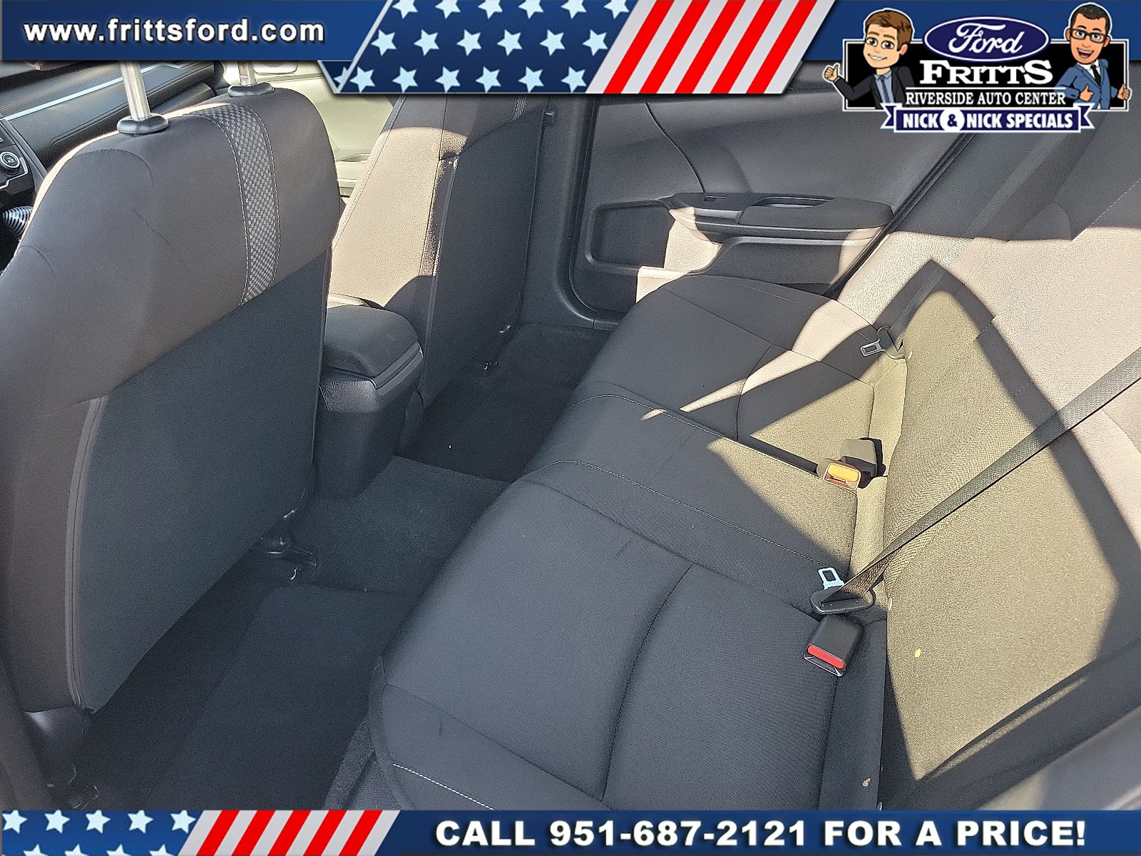 Certified Used 2019 Crystal Black Pearl Honda LX image 13
