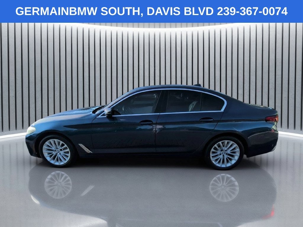 Certified Used 2023 Blue Metallic BMW 530i image 8
