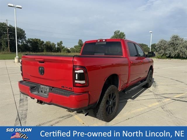 Used 2022 Flame Red Clear Coat Ram Lone Star image 8