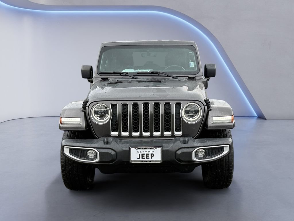 Used 2021 Gray Jeep Unlimited Sahara 4xe image 10