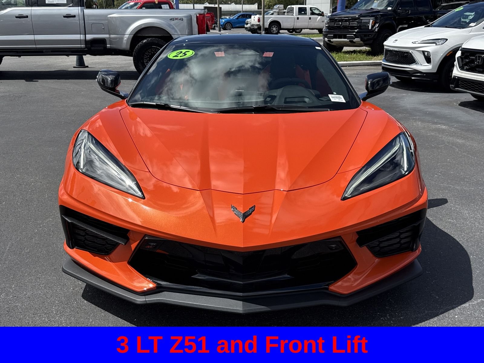 Used 2025 Sebring Orange Tintcoat Chevrolet Stingray image 9