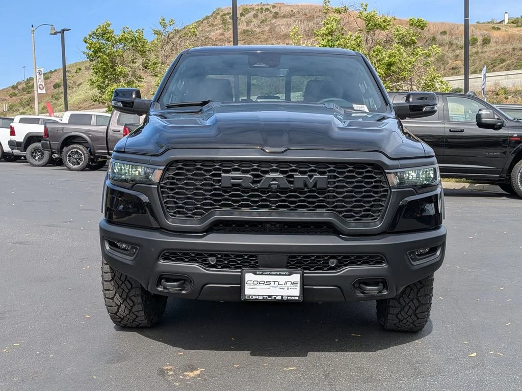New 2026 Diamond Black Crystal Pearl-Coat Exterior Paint RAM Rebel image 2