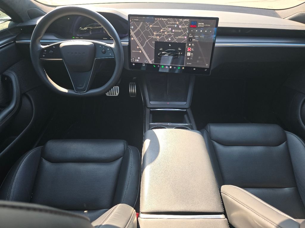 Used 2024 Solid Black Tesla Plaid image 16