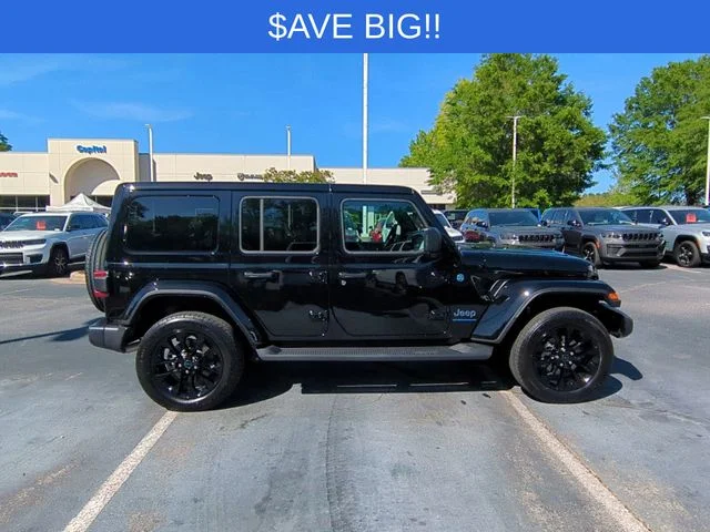 Used 2025 Black Jeep Sahara 4xe image 6