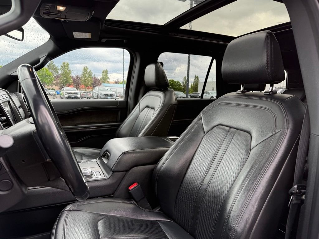Used 2021 Agate Black Metallic Ford Limited image 9