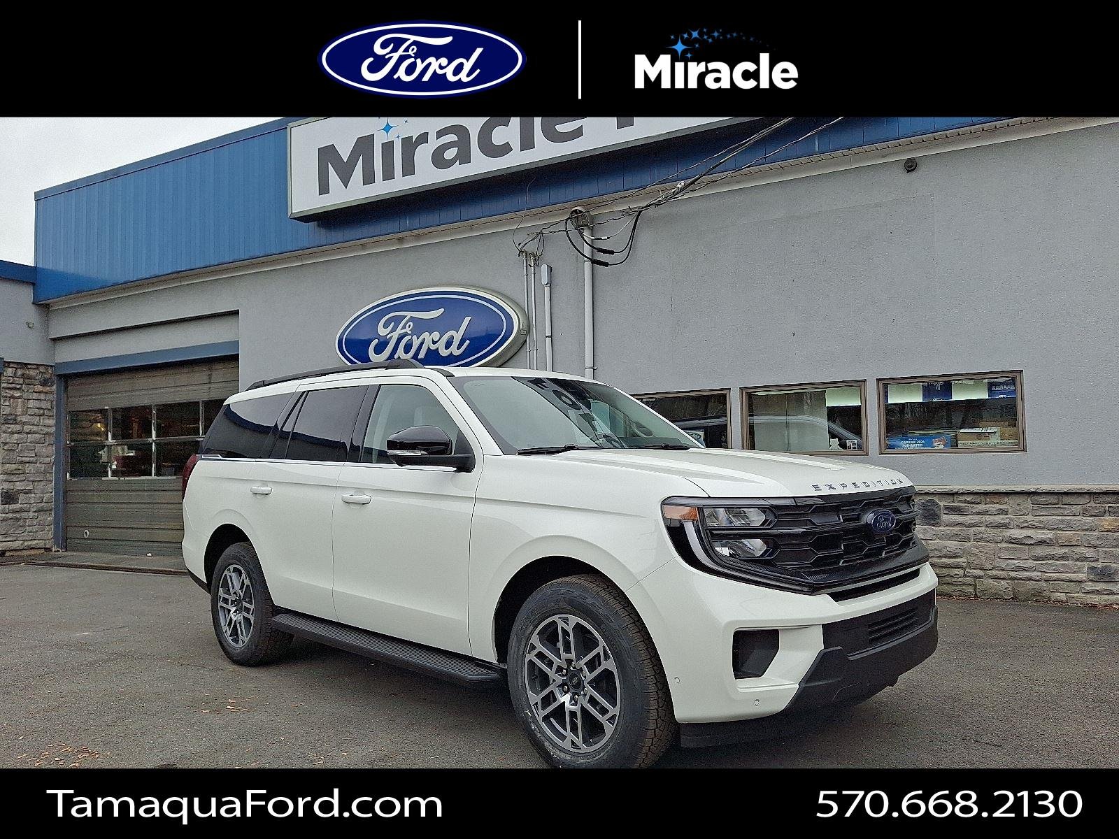 New 2025 Star White Metallic Tri-Coat Ford Active image 1