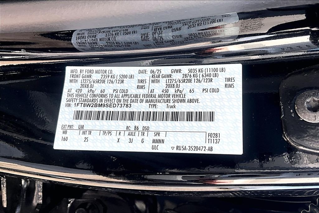 New 2025 Black Ford XLT image 11
