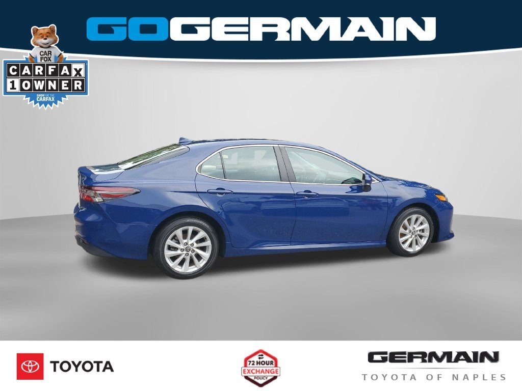 Certified Used 2024 Blue Toyota LE image 8