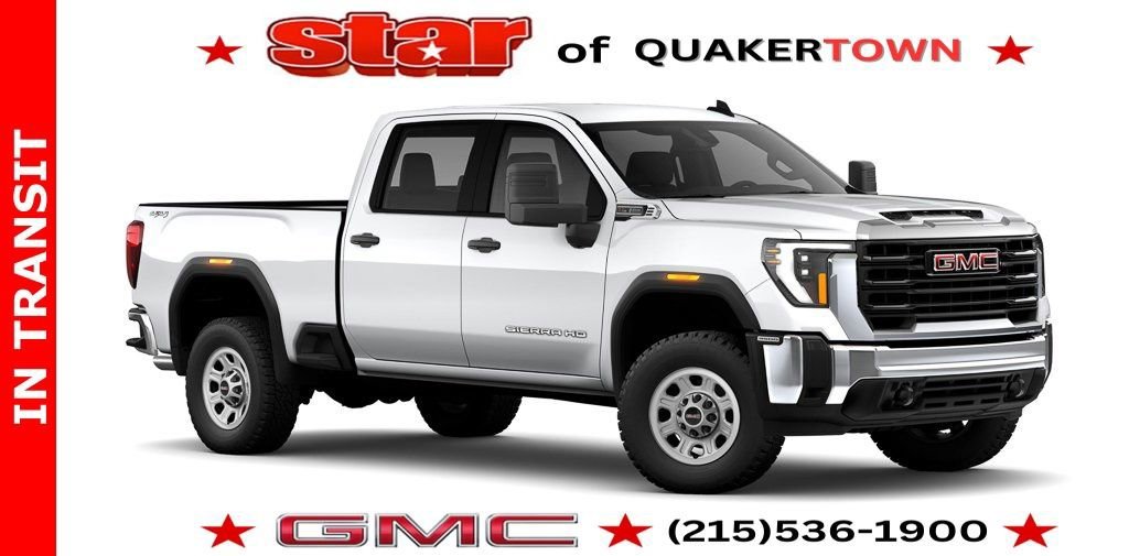 Summit White 2026 GMC Sierra 3500HD Chassis Pro Crew Cab 4WD Pickup Truck Four-Wheel Drive