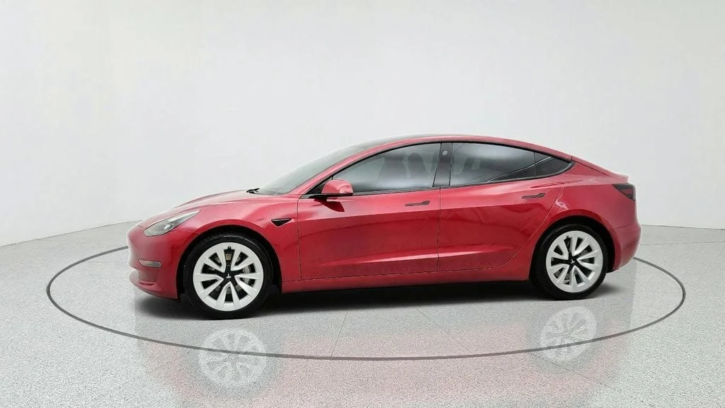 Used 2023 Red Multi-Coat Tesla RWD w/ 19