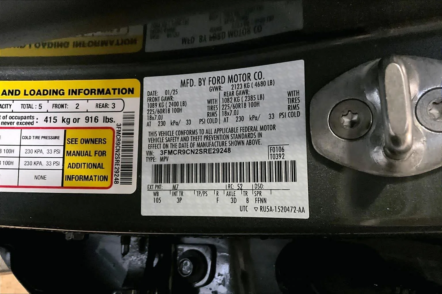 Used 2025 Carbonized Gray Ford Outer Banks image 28