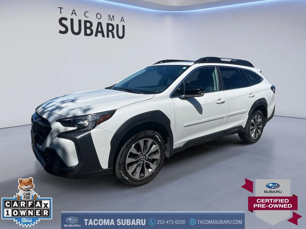 Certified Used 2025 White Subaru Limited image 1