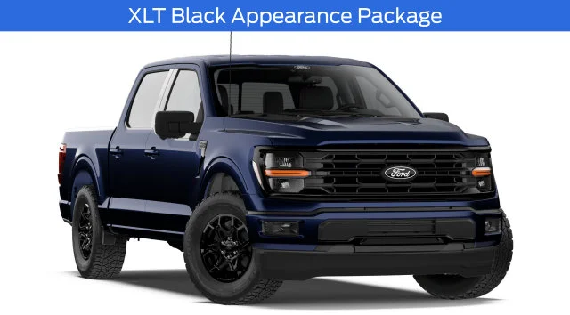 New 2026 Antimatter Blue Metallic Ford XLT image 3