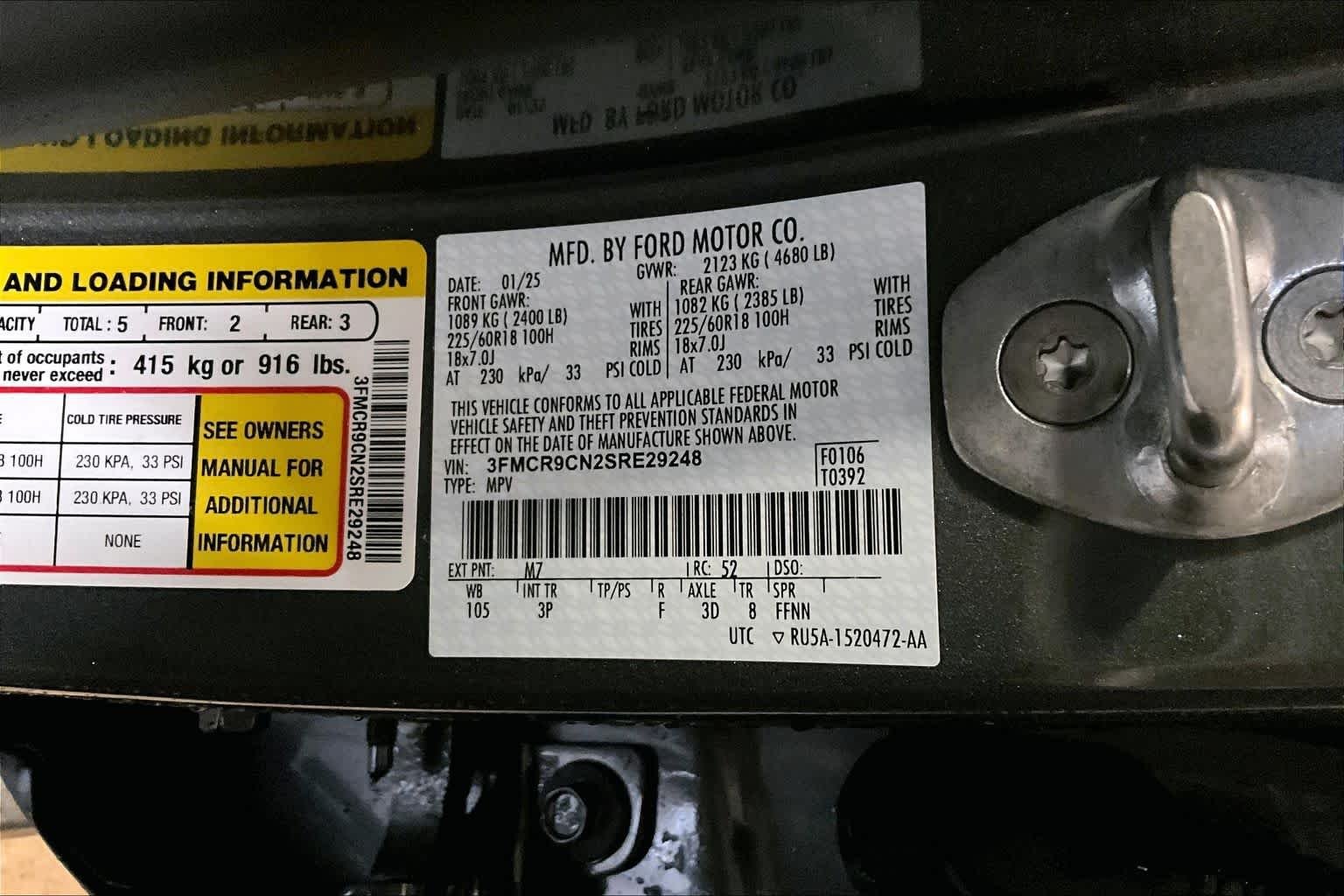 Used 2025 Carbonized Gray Ford Outer Banks image 28