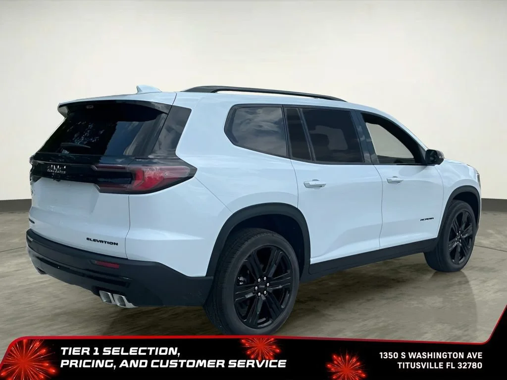 New 2026 Glacier White Tricoat GMC Elevation image 14