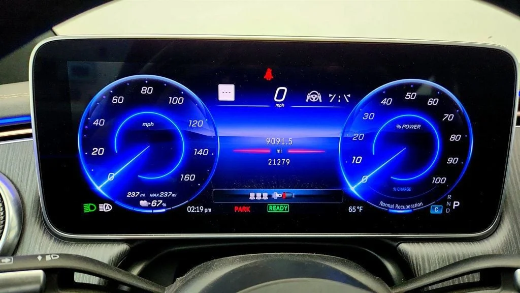 Used 2023 Black Mercedes-Benz EQS 450 4MATIC® Sedan w/ Massage Seats & Active Ambient Lighting image 14