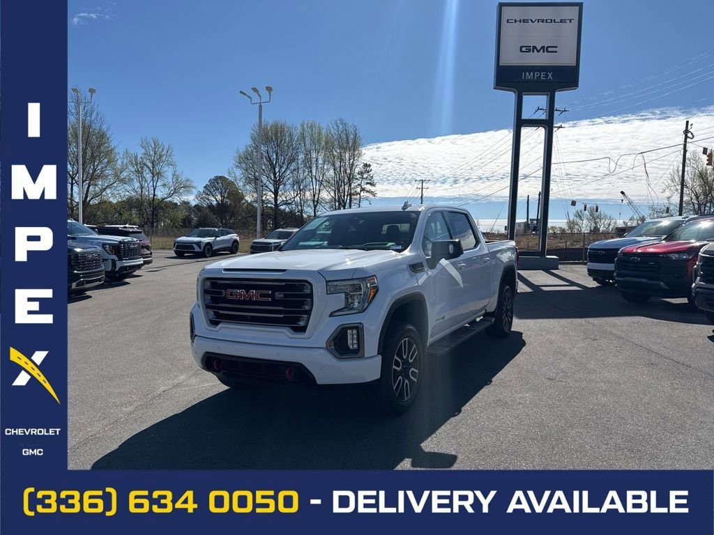 SUMMIT WHITE 2020 GMC Sierra 1500 AT4 Crew Cab 4WD Pickup Truck Four-Wheel Drive