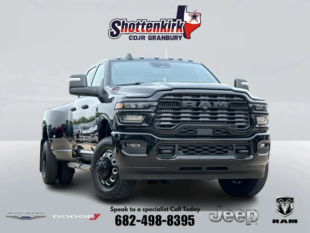New 2026 Diamond Black Crystal Pearl-Coat Exterior Paint RAM Big Horn image 1
