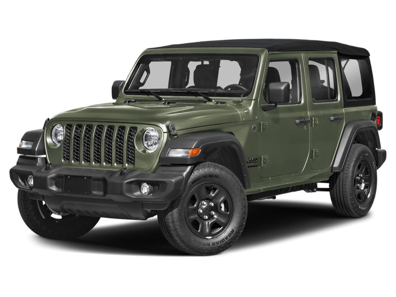 Used 2024 Sarge Green Clearcoat Jeep Sport S image 1