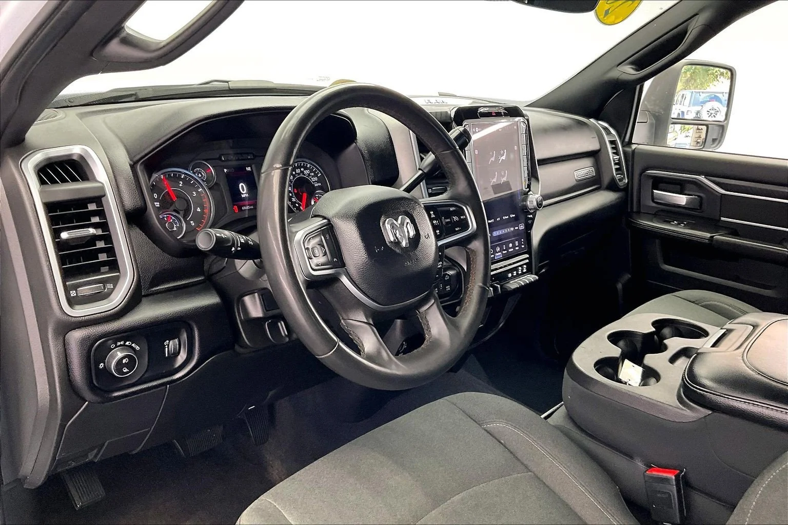 Used 2025 Bright White Clearcoat Ram Big Horn image 14