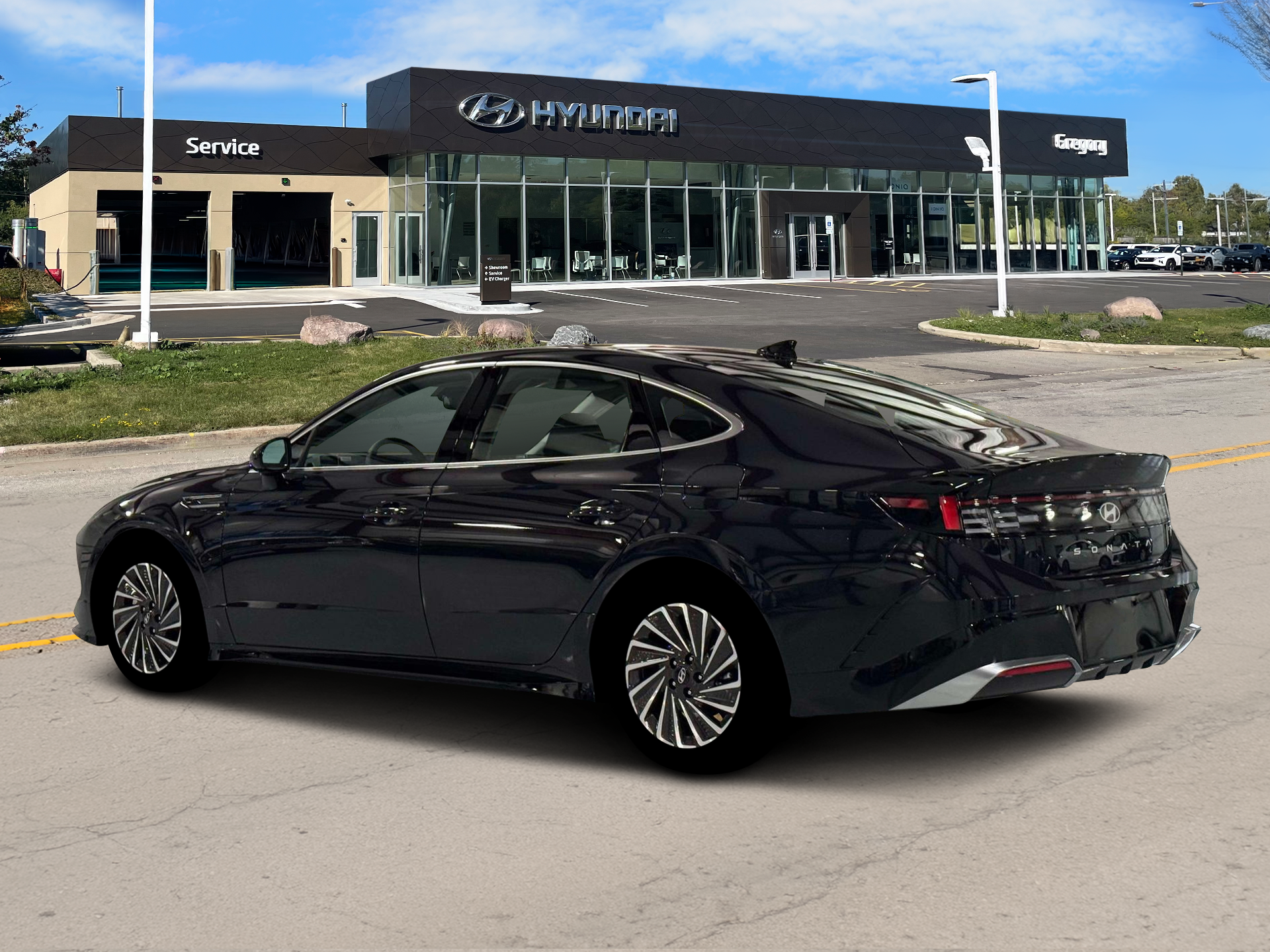 New 2026 Blue Hyundai SEL image 4
