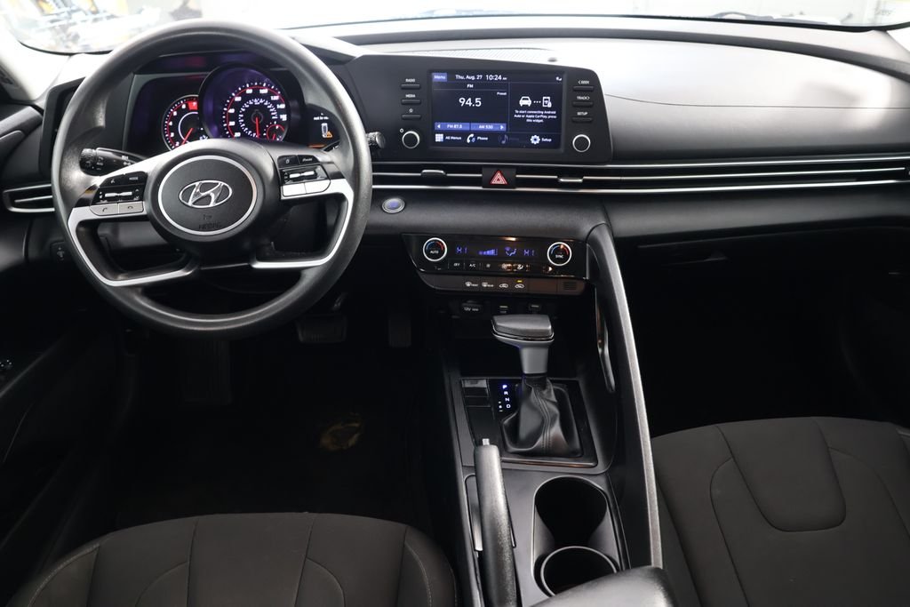 Used 2021 Hyundai Elantra SEL with VIN KMHLM4AGXMU070457 for sale in Johnston, RI