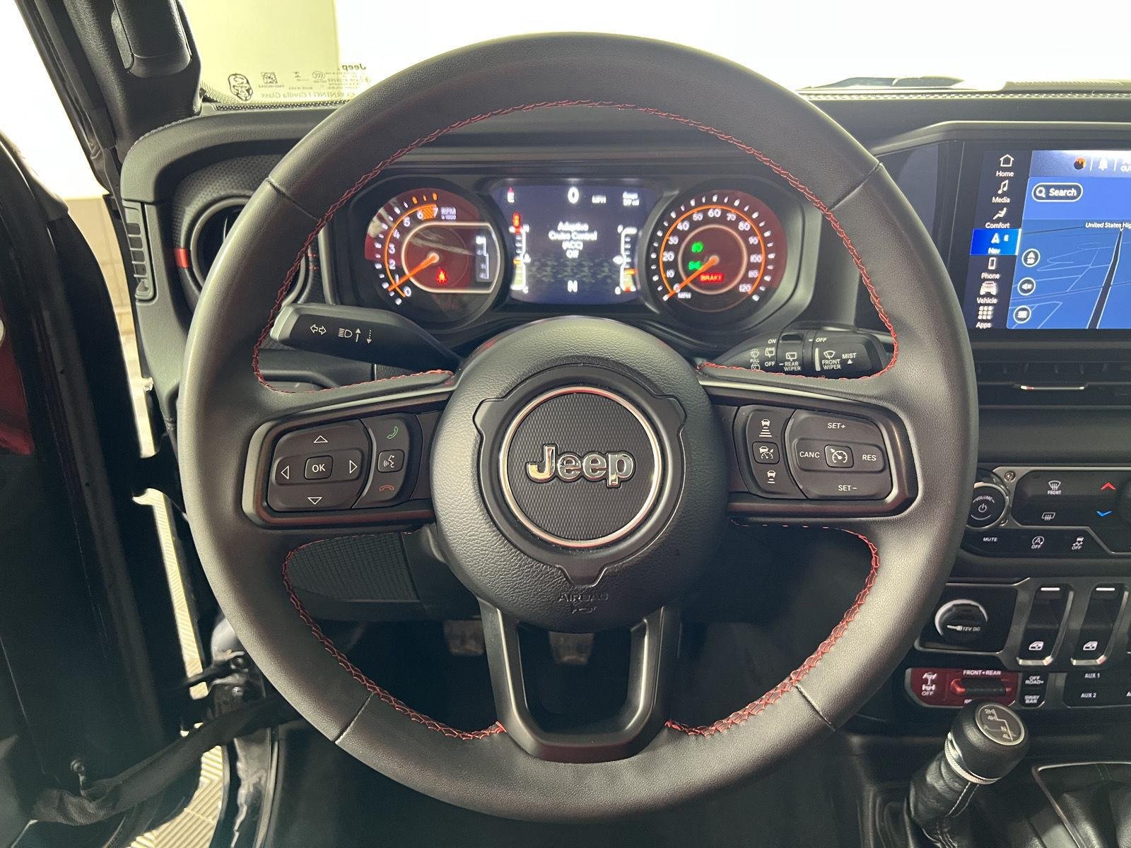 Used 2024 Black Clearcoat Jeep Rubicon image 14
