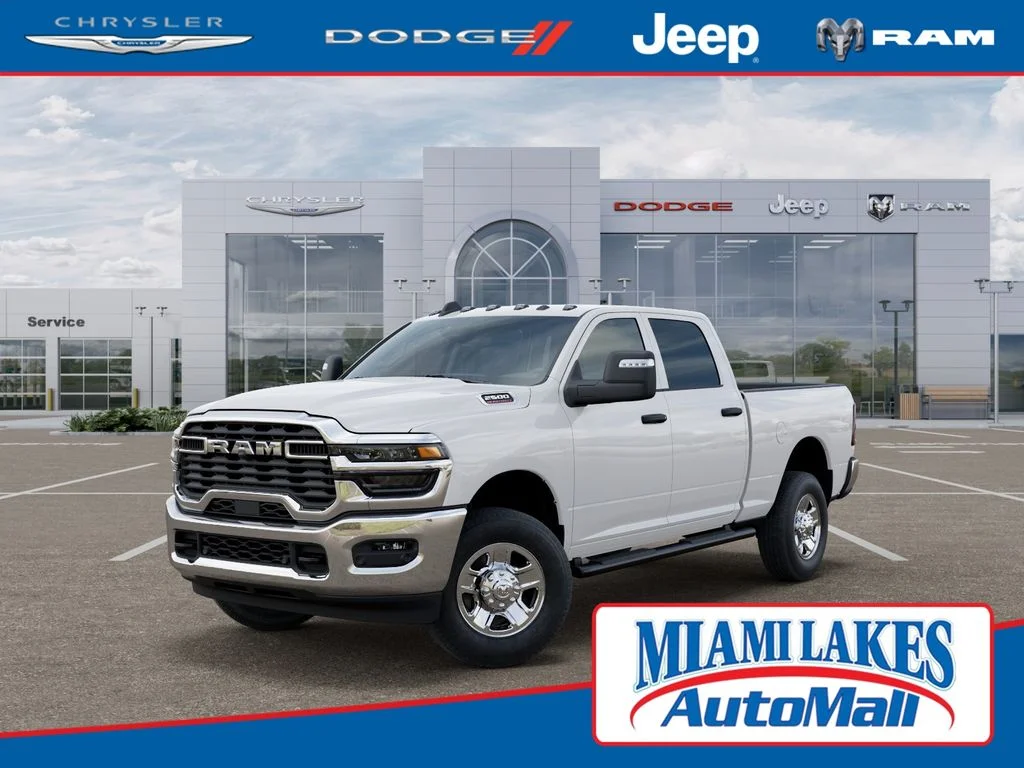 New 2026 Bright White Clear-Coat Exterior Paint RAM Tradesman image 1
