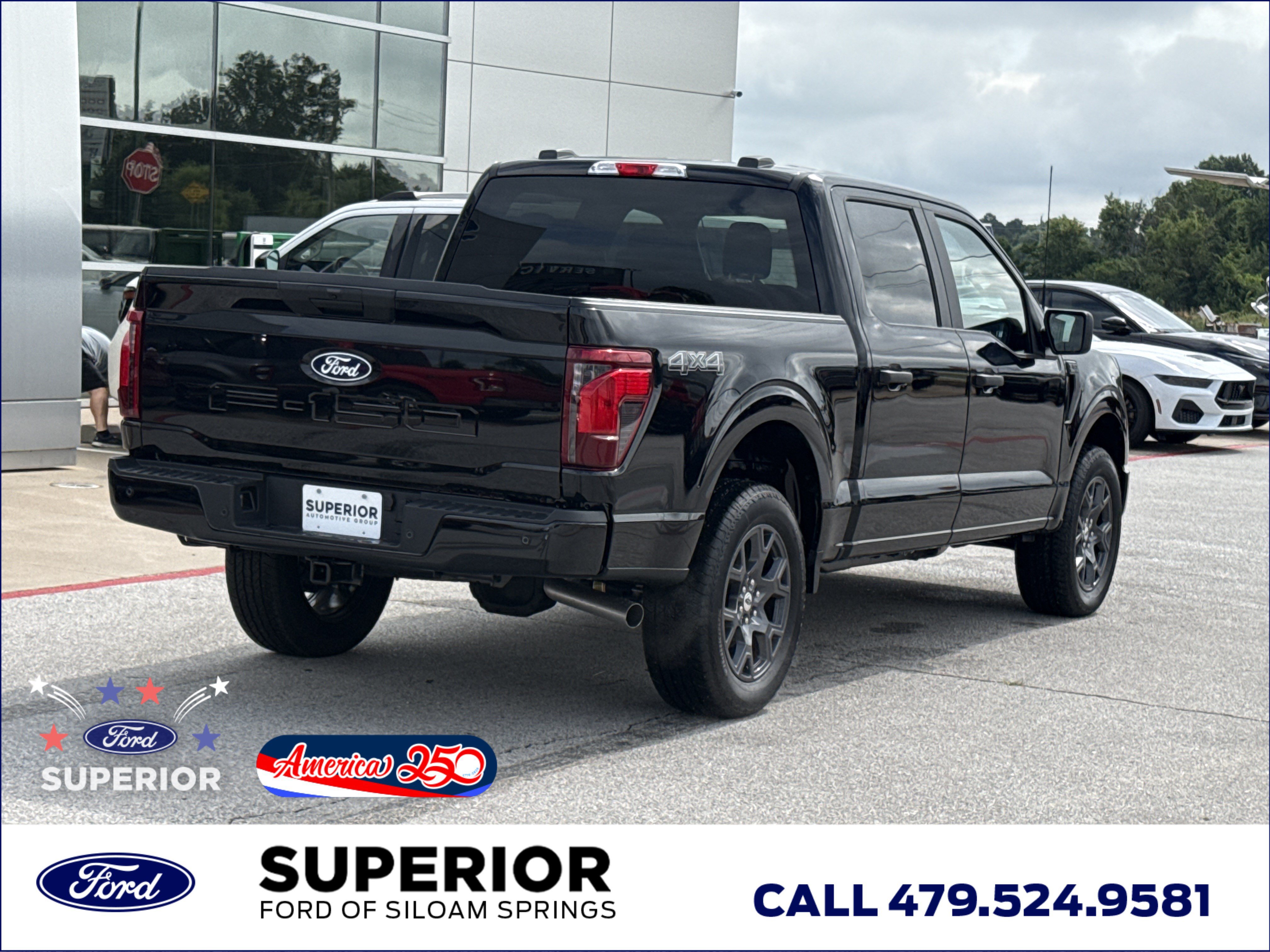 New 2026 Agate Black Metallic Ford STX 4WD image 3