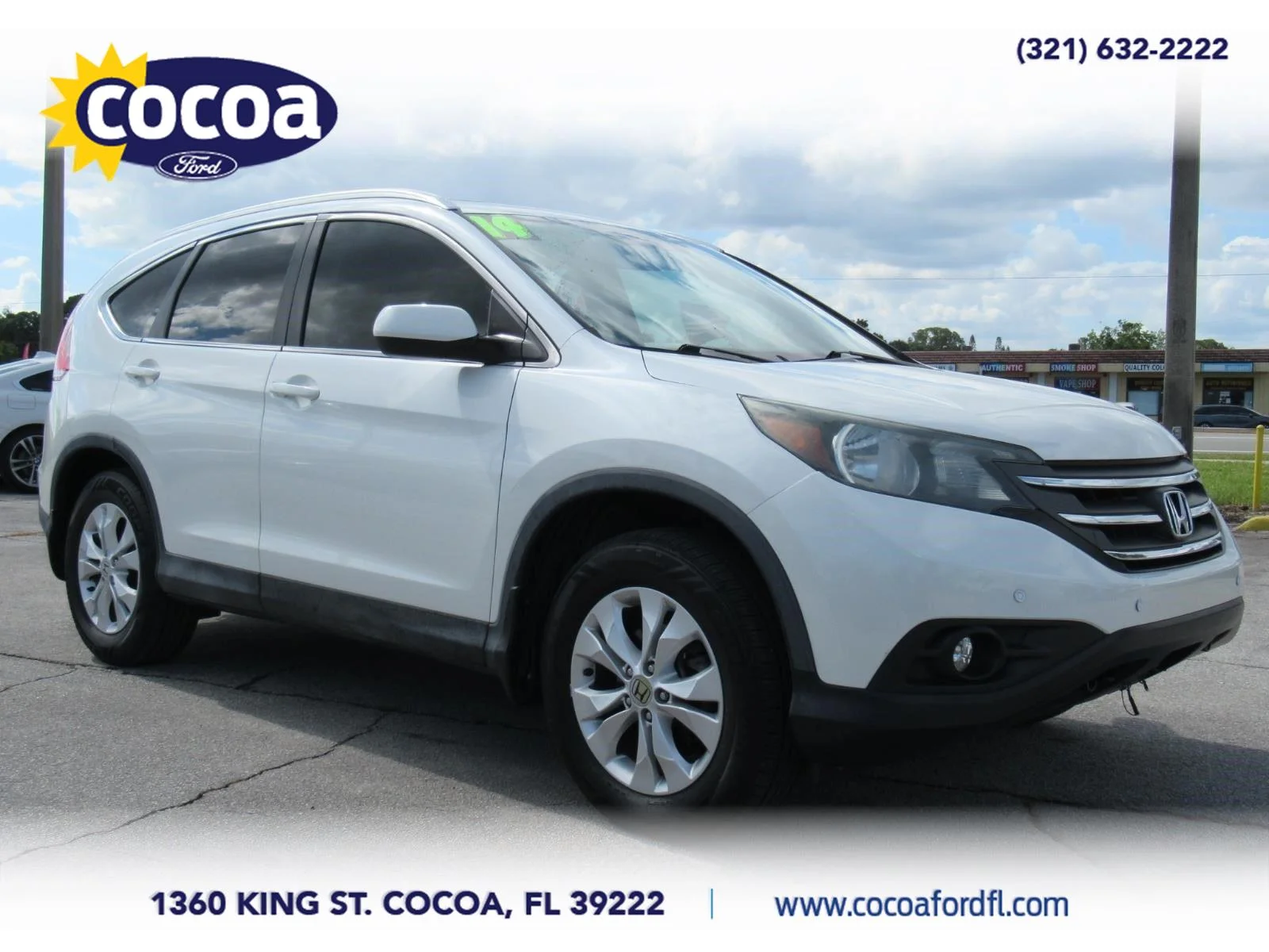 Used 2014 White Honda EX-L image 1