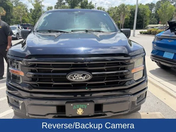 Certified Used 2024 Antimatter Blue Metallic Ford XLT image 2