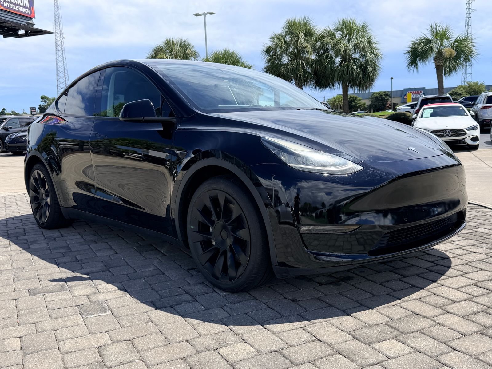 Used 2021 Solid Black Tesla Standard Range image 7