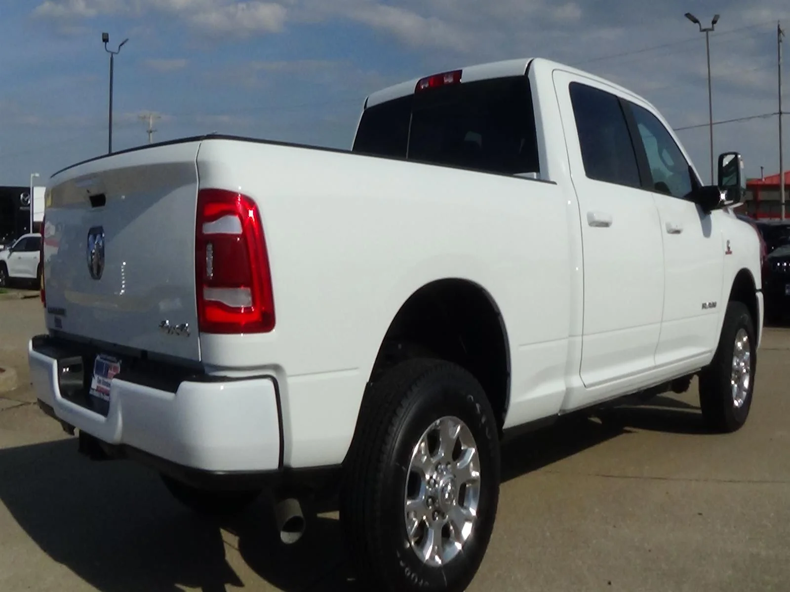 Certified Used 2024 Bright White Clear Coat (pw7) RAM Laramie image 6