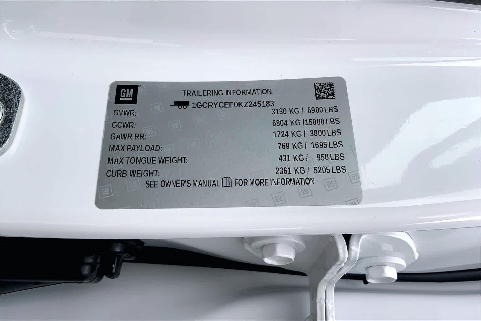 Used 2019 SUMMIT WHITE Chevrolet Custom Trail Boss image 33