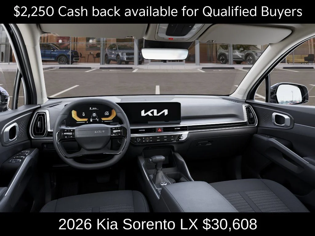 New 2026 Ebony Black Kia LX image 14
