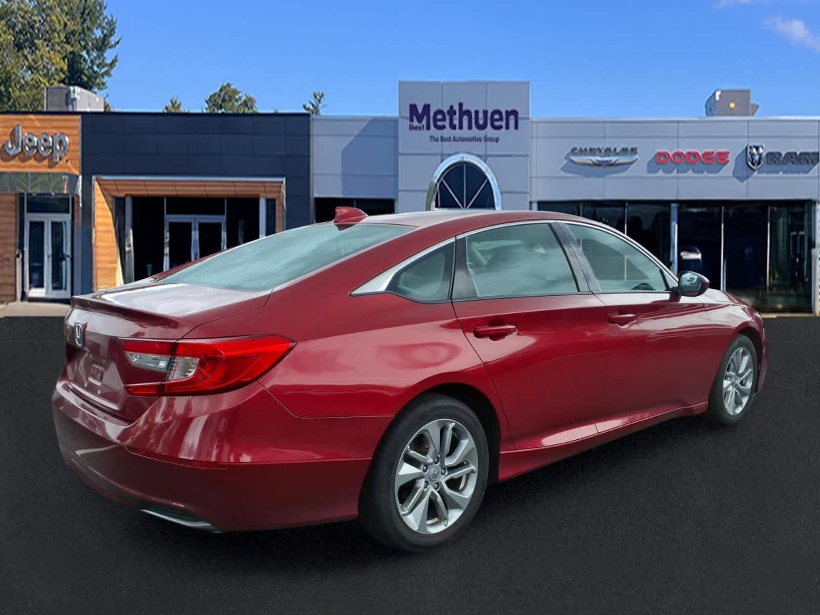 Used 2018 Radiant Red Metallic Honda LX 1.5T image 4