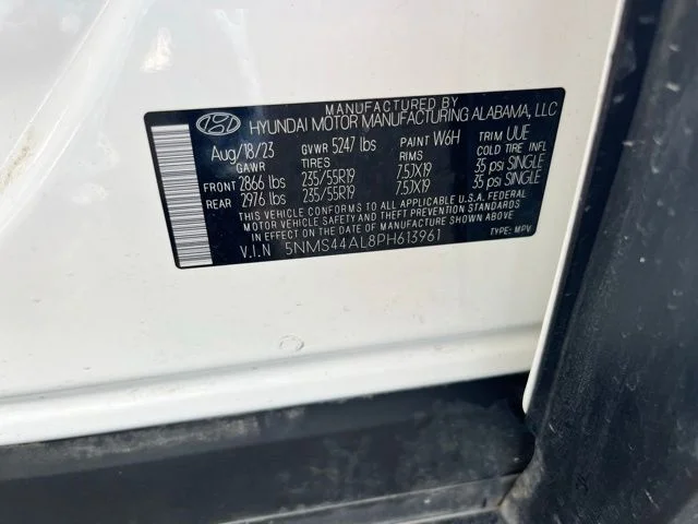 Used 2023 White Hyundai Limited image 13