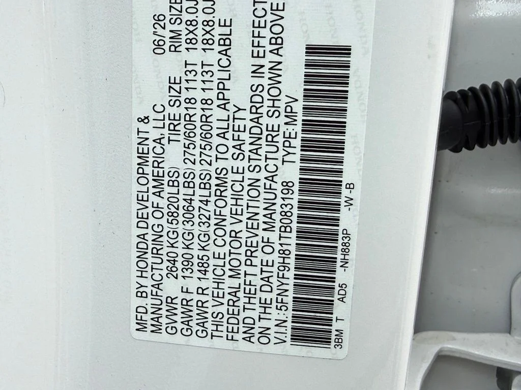 New 2026 Platinum White Pearl Honda TrailSport Elite image 27