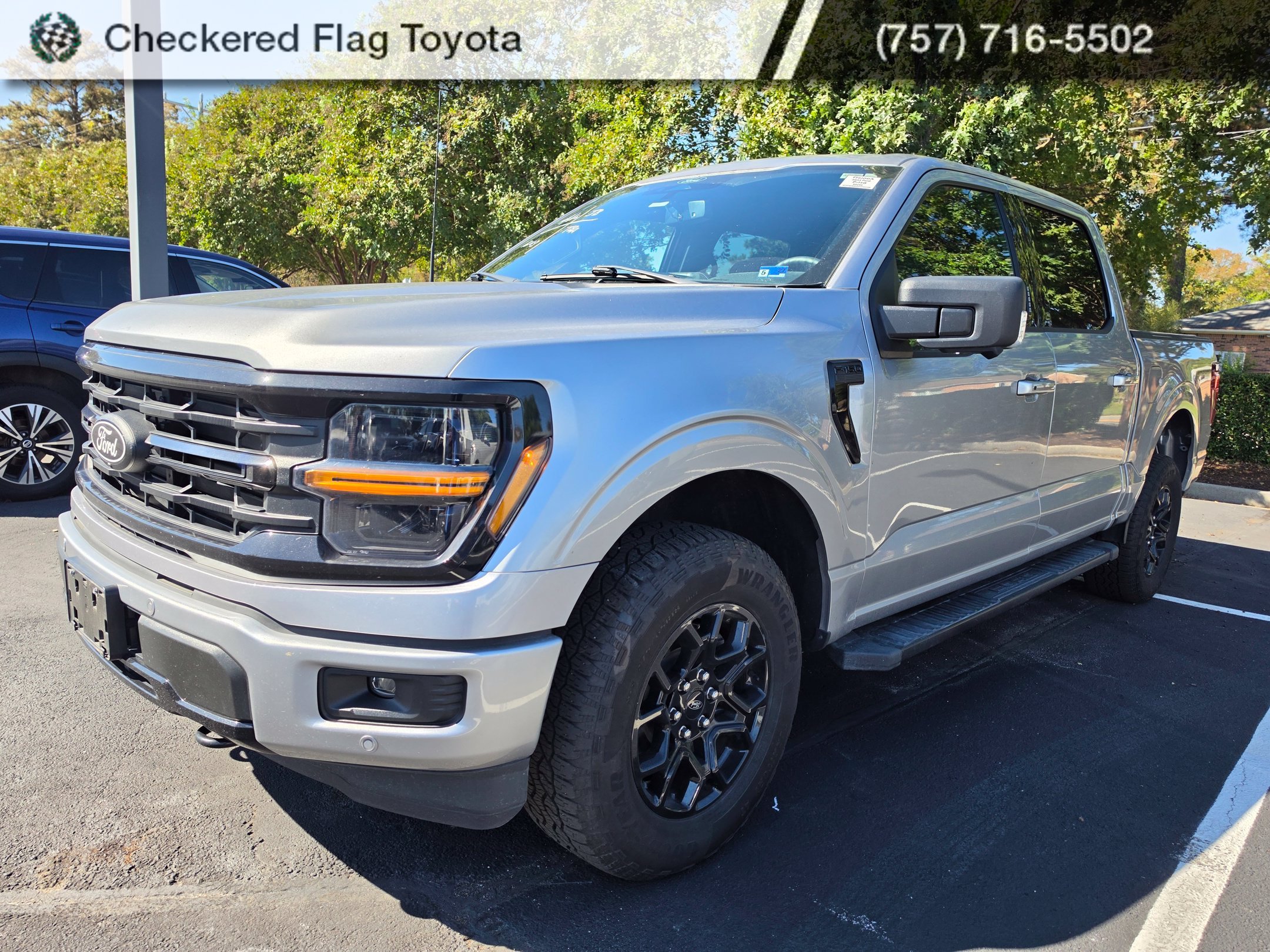 Used 2024 Iconic Silver Metallic Ford XLT image 1