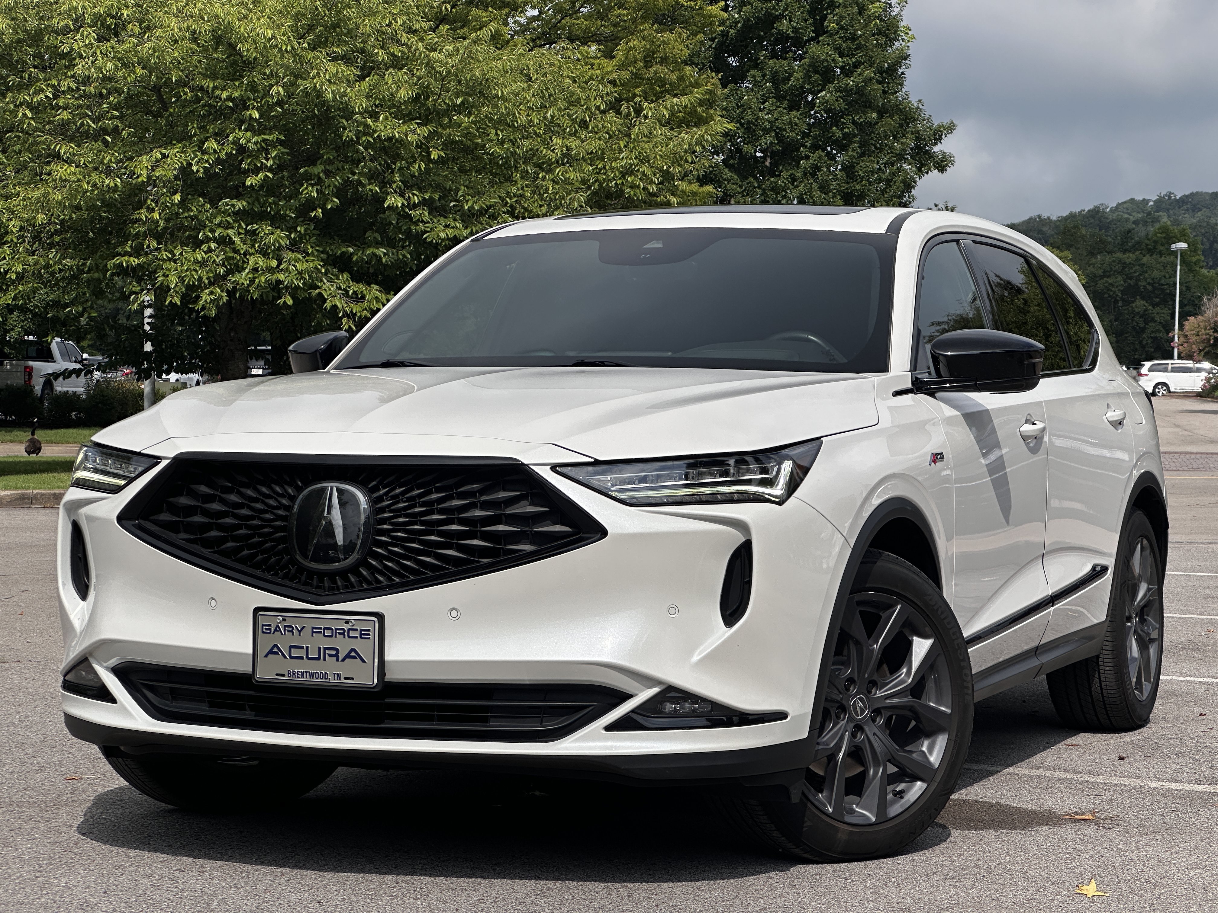 Used 2023 Platinum White Pearl Acura SH-AWD with A-Spec Package image 44