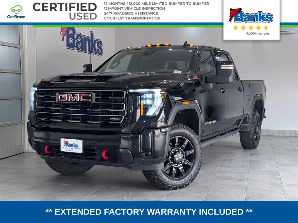 Certified Used 2025 Onyx Black GMC AT4 image 1